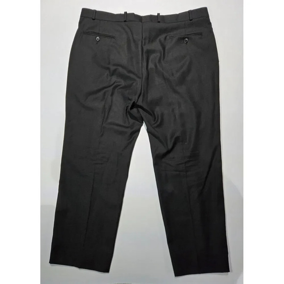 Calvin Klein Men's Slim Fit 100% Wool Dress Pants Classic Charcoal Gray 40Wx30L - Picture 2 of 7